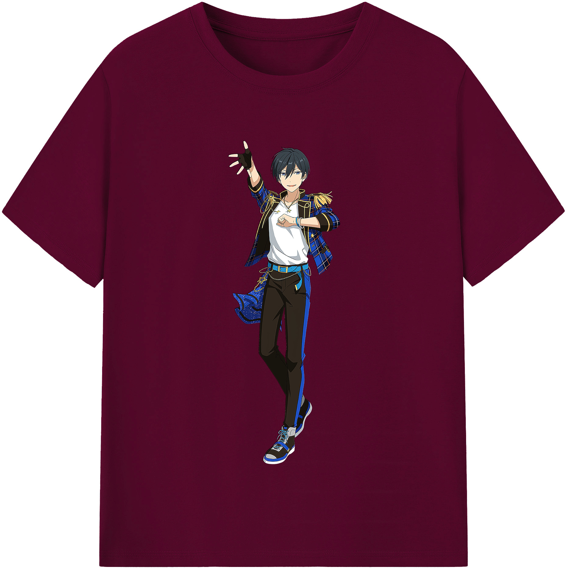 （画像用） あんさんぶるスターズ! Ensemble Stars レディースカジュアルプリントTシャツ（綿100％）